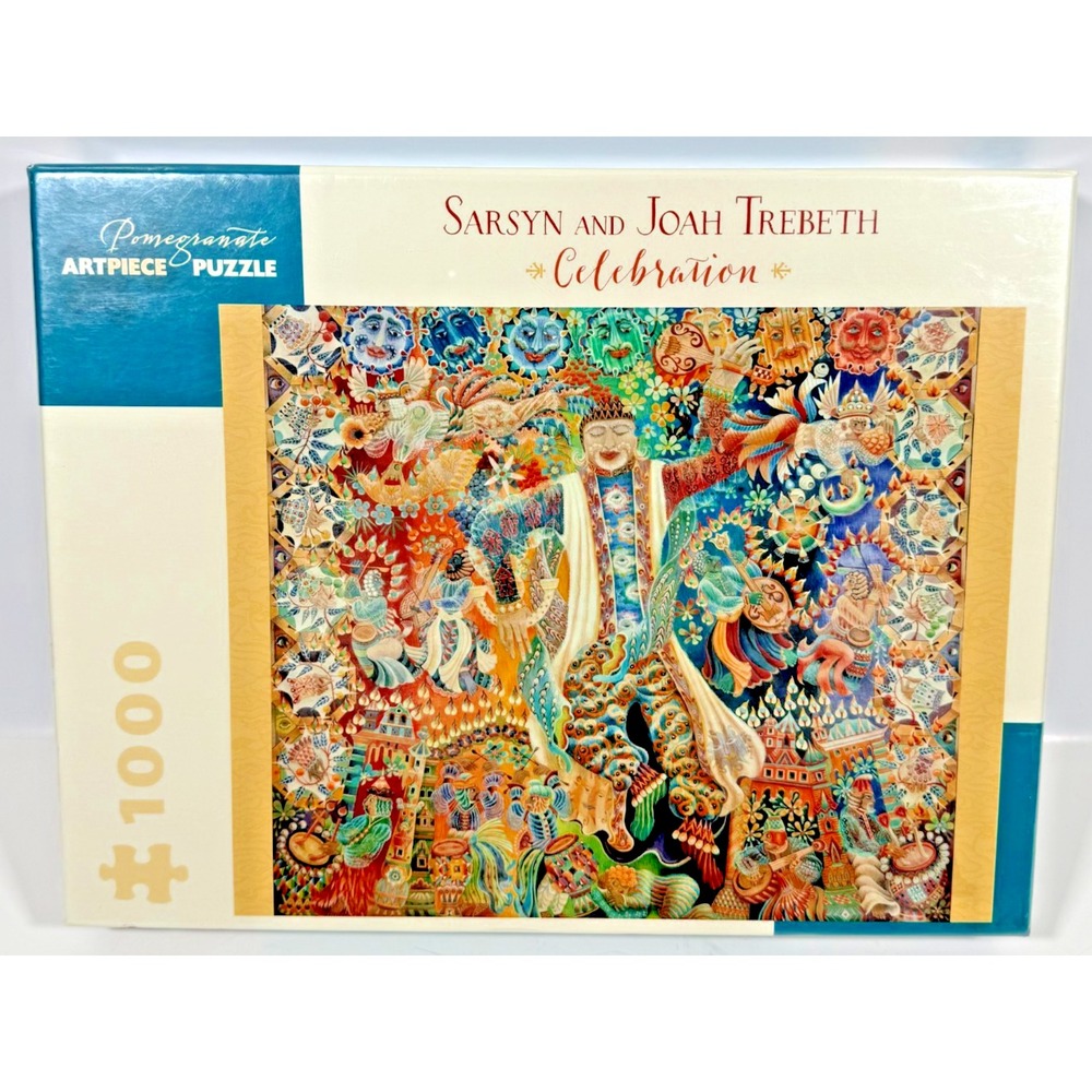 Pomegranate Celebration Jigsaw Puzzle 1000 Piece Sarsyn and Joah Trebeth Art NEW
